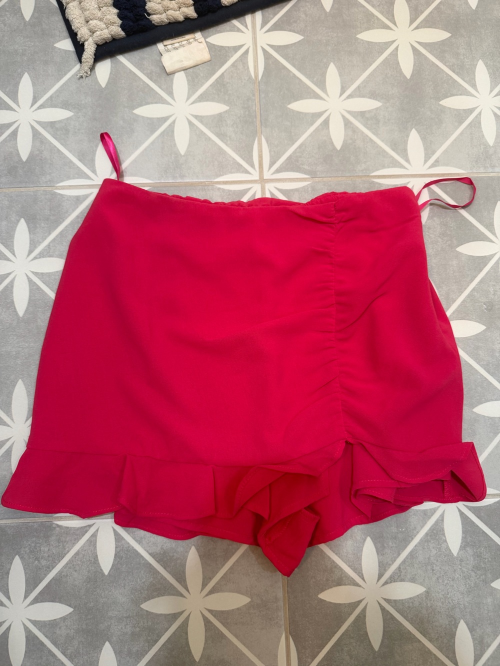 American Threads Hot Pink Ruffle Skort